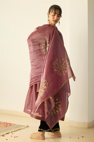 Anarkali Suit for Indian Wedding – Purple Samridhi by Sarang Kaur