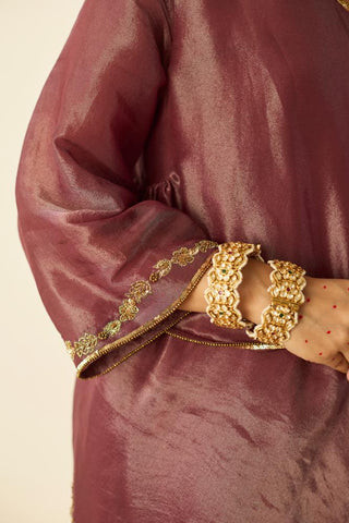 Anarkali Suit for Indian Wedding – Purple Samridhi by Sarang Kaur