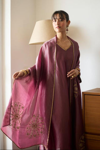 Anarkali Suit for Indian Wedding – Purple Samridhi by Sarang Kaur