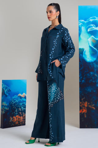 Blue pearls wow co-ord set