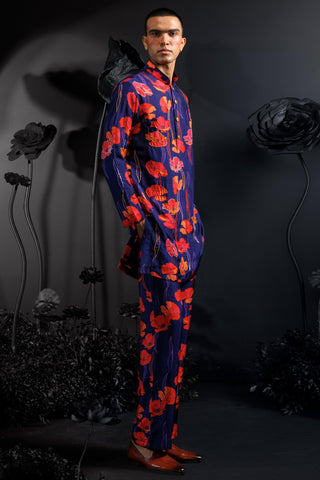 Purple firstbloom avant-garde kurta set