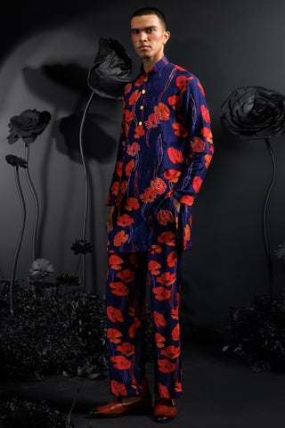Purple firstbloom avant-garde kurta set