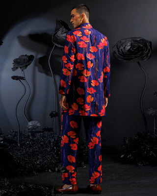 Purple firstbloom avant-garde kurta set