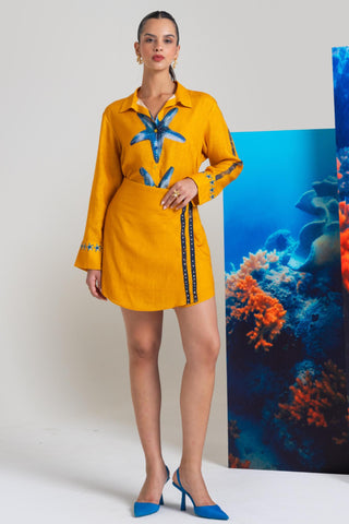 Yellow kiri wow co-ord set