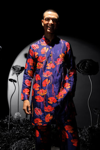 Purple firstbloom avant-garde kurta set