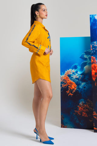 Yellow kiri wow co-ord set