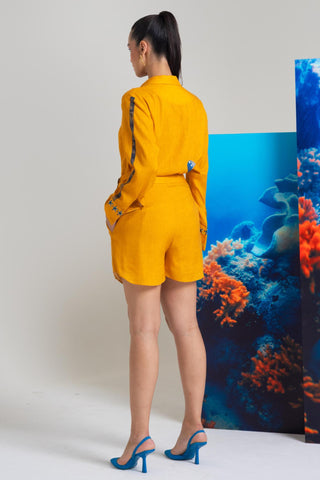 Yellow kiri wow co-ord set