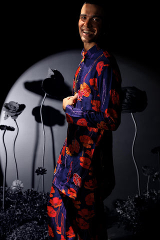 Purple firstbloom avant-garde kurta set