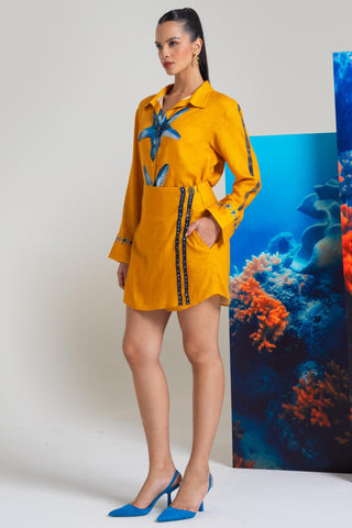 Yellow kiri wow co-ord set