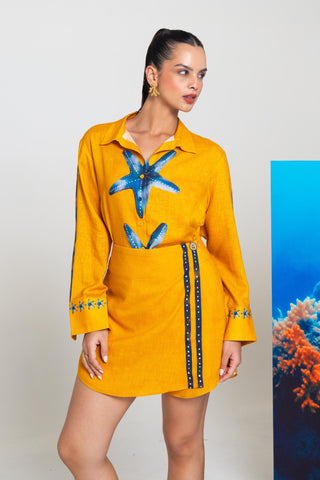 Yellow kiri wow co-ord set