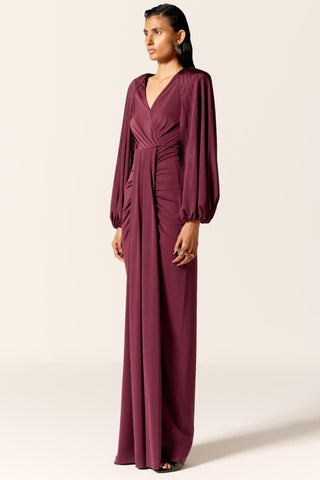 Brown najm eminence gown