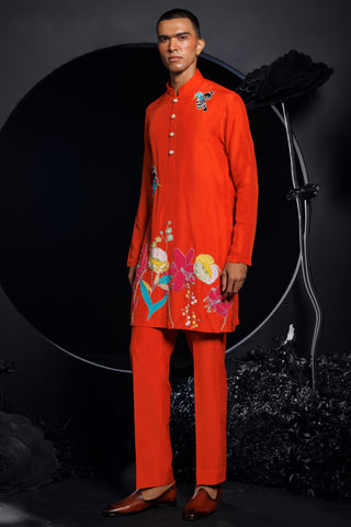 Lake paradise kurta set with sequins