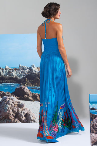 Flared Dress for Contemporary Wear – Blue High Tide Hottie by Nautanky