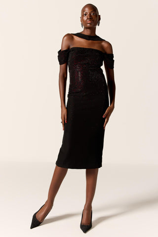 Black antlia eminence dress