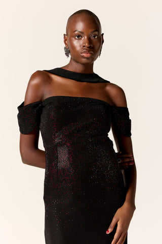 Black antlia eminence dress