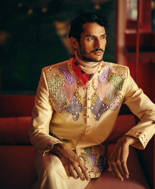 Yellow burn baby burn pastel majesty jacket set