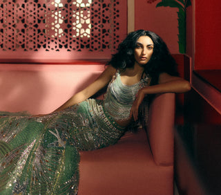 Lehenga Set for Indian Wedding – Green Written in the Stars by Papa Don't Preach