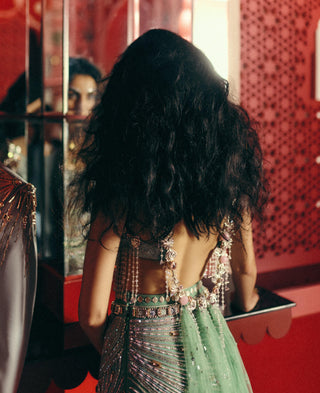 Lehenga Set for Indian Wedding – Green Written in the Stars by Papa Don't Preach