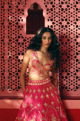 Lehenga Set for Indian Wedding – Pink Fifth Star by Papa Don't Preach