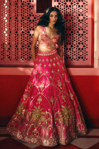 Lehenga Set for Indian Wedding – Pink Fifth Star by Papa Don't Preach