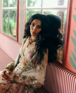 Lehenga Set for Indian Wedding – Ivory Moon Chose Us by Papa Don't Preach