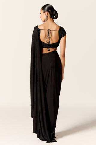 Black suha eminence saree