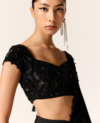 Black suha eminence saree