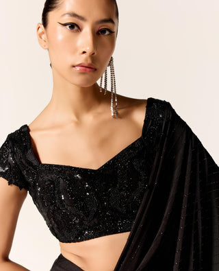 Black suha eminence saree