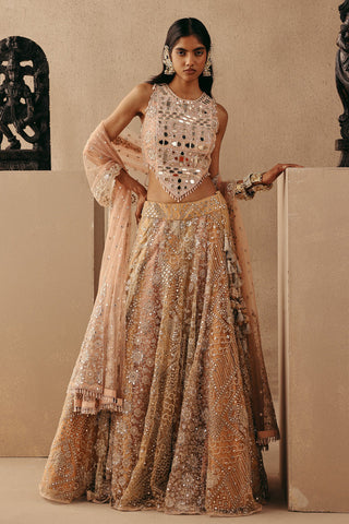 Lehenga Set Indian Wedding – Multicolour Corset by Twenty Nine