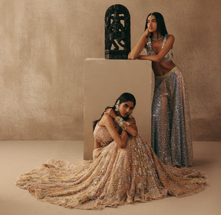 Lehenga Set Indian Wedding – Multicolour Corset by Twenty Nine