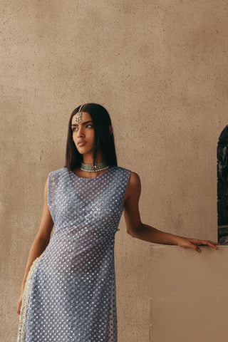 Sharara Lehenga Set Indian Wedding – Blue Jacket by Twenty Nine