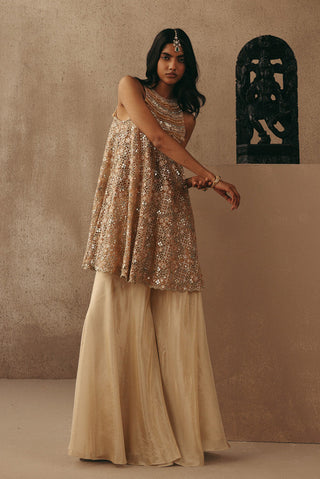 Mirrorwork Co-ord Set Contemporary Wear – Pink Pearl by Twenty Nine