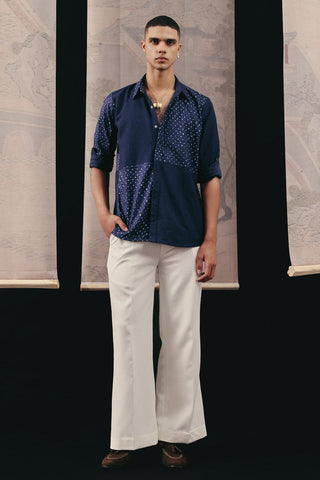 Blue Kurta Set for Indian Wedding – Silk Rai by Twenty Nine