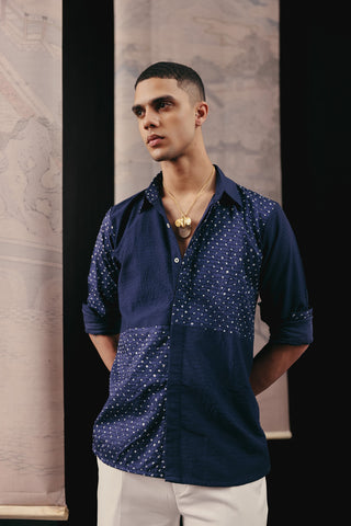 Blue Kurta Set for Indian Wedding – Silk Rai by Twenty Nine