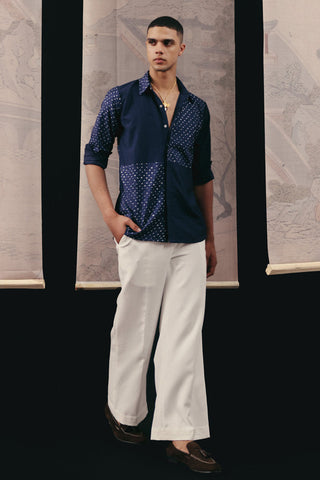 Blue Kurta Set for Indian Wedding – Silk Rai by Twenty Nine