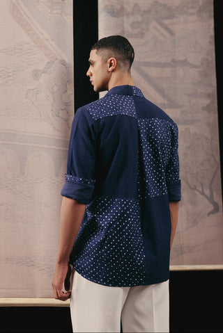 Blue Kurta Set for Indian Wedding – Silk Rai by Twenty Nine