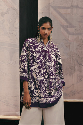 Co-ord Set Contemporary Wear – Purple Gaara Comfort by Twenty Nine