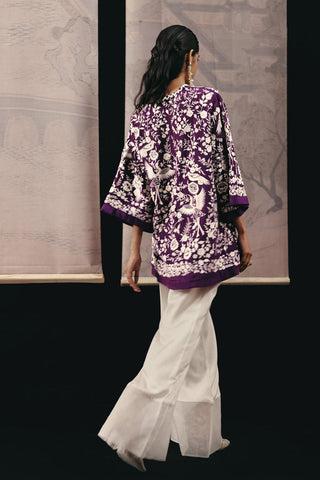 Co-ord Set Contemporary Wear – Purple Gaara Comfort by Twenty Nine