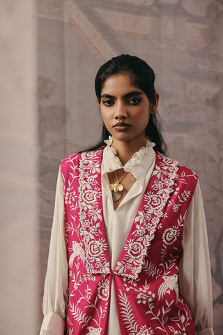 Palazzo Set Contemporary Wear – Pink Gaara Shirt by Twenty Nine