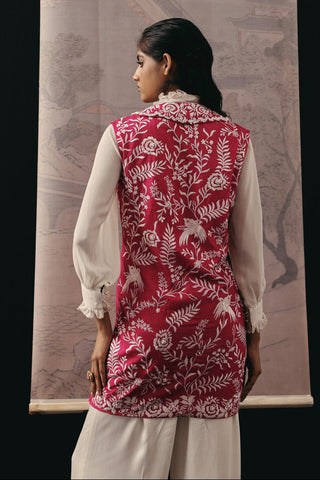 Palazzo Set Contemporary Wear – Pink Gaara Shirt by Twenty Nine