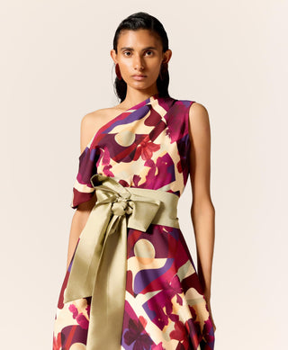 Multicolor ursa eminence dress