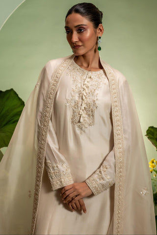 Sharara Set for Indian Wedding – Ivory Eden by Pallavi Poddar