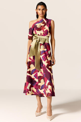 Multicolor ursa eminence dress