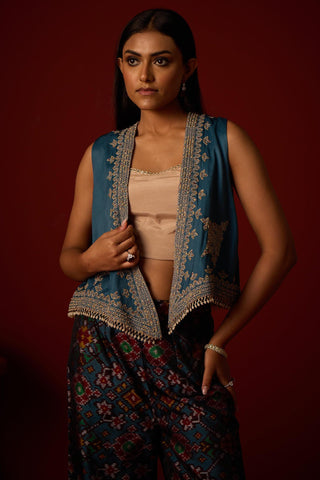 Jacket set for contemporary wear – Asymmetrical by 29india