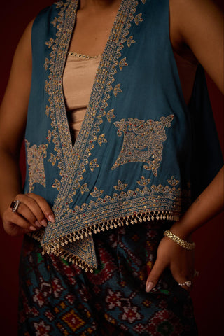 Jacket set for contemporary wear – Asymmetrical by 29india