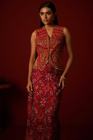 Skirt set for Indian Wedding – Rubi Red by 29india