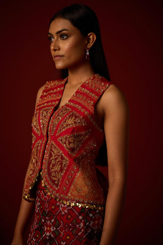 Skirt set for Indian Wedding – Rubi Red by 29india