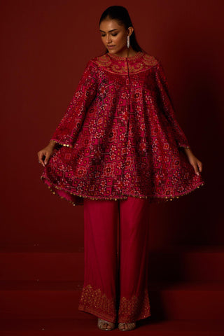 Tunic set for Indian Wedding – Rani Pink by 29india