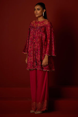 Tunic set for Indian Wedding – Rani Pink by 29india