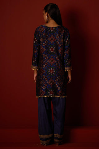 Farshi salwar set for Indian Wedding – Deep Indigo by 29india